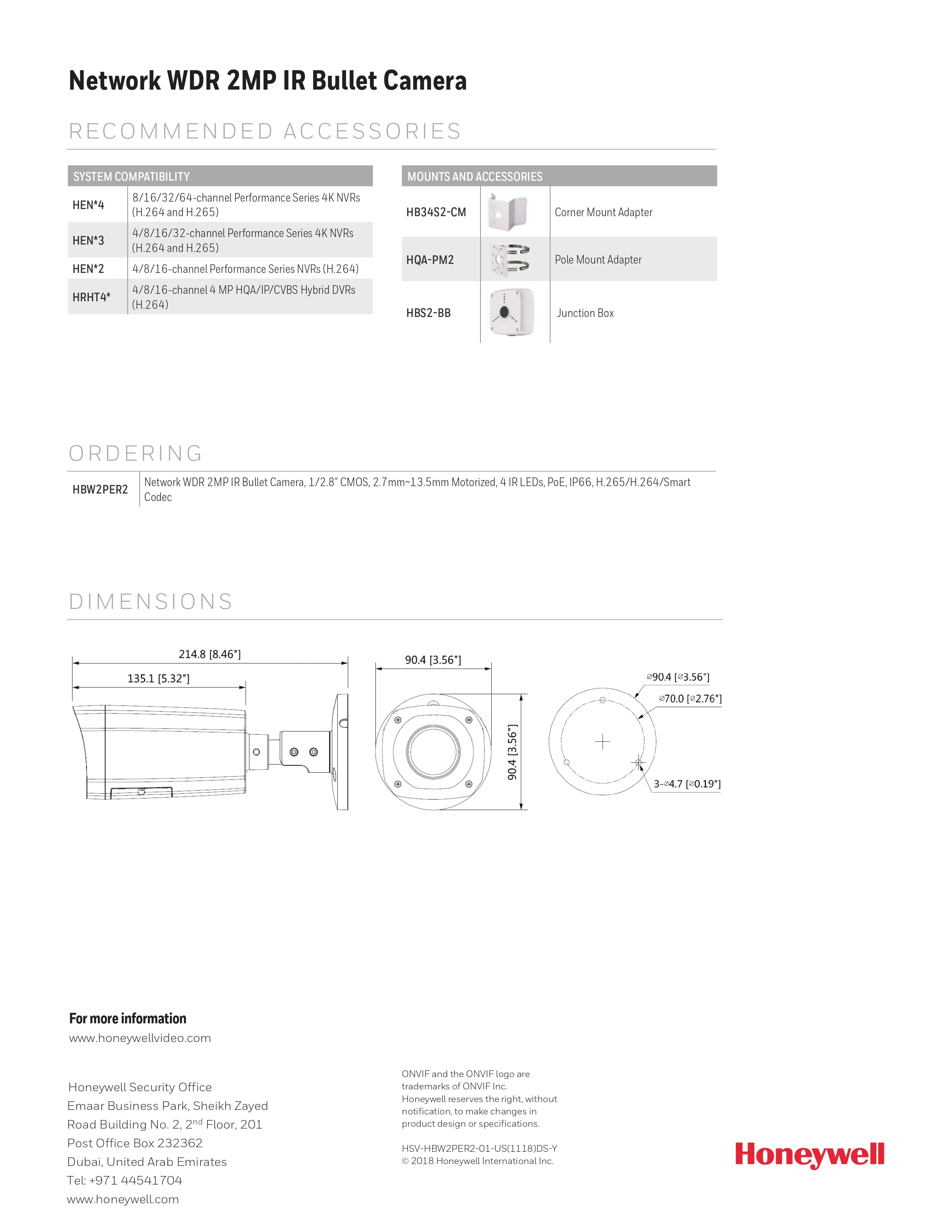 Honeywell HBW2PER2 (Çok Detaycı)
